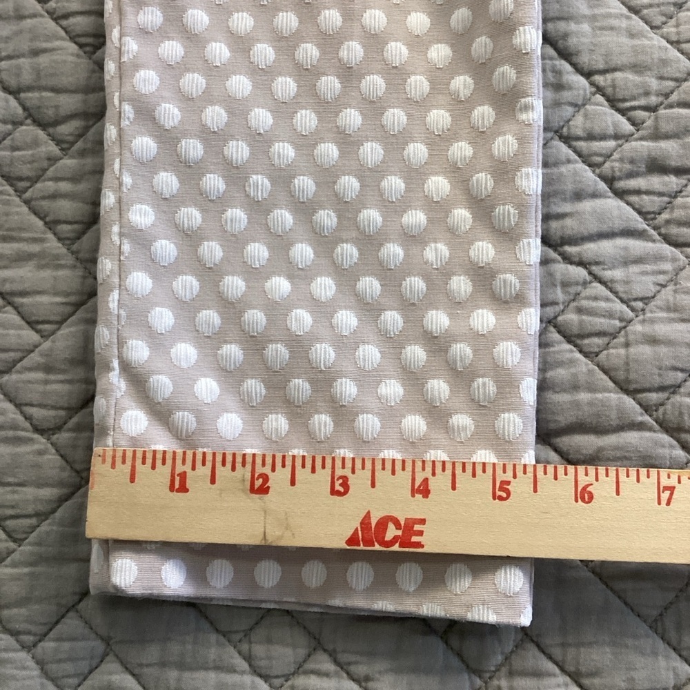 Banana Republic tan Polka Dot Skinny Pants Sz 2 - Picture 5 of 13